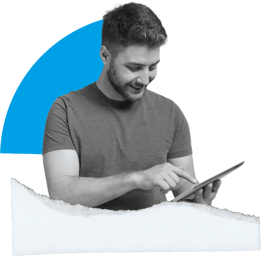 Man-with-tablet