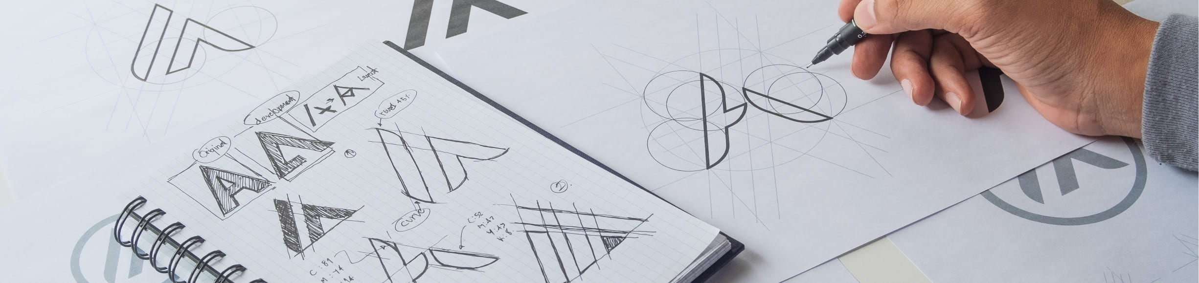 low-angle-view-man-working-table